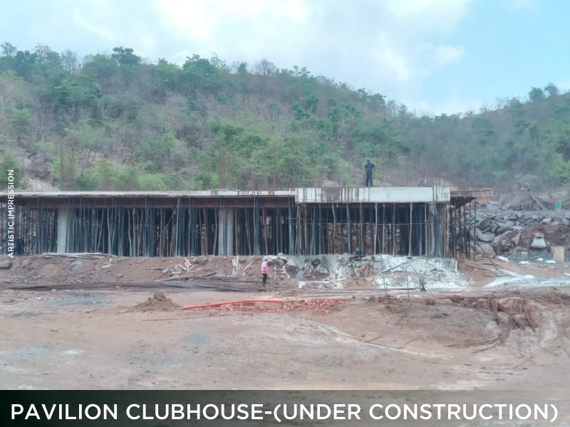 Pavilion clubhouse - Under construction
